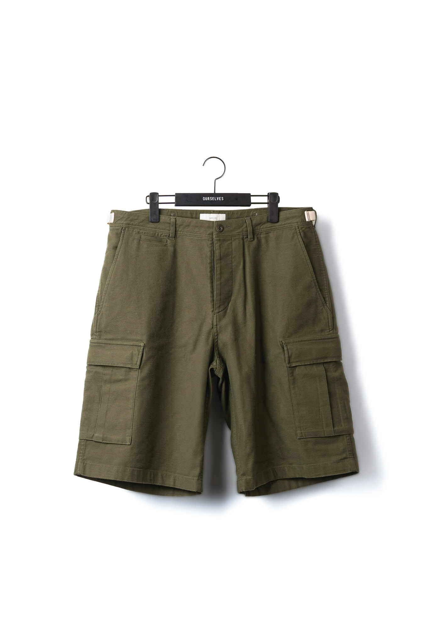 [24SS] Back Satin B.D.U Shorts - Olive Drab
